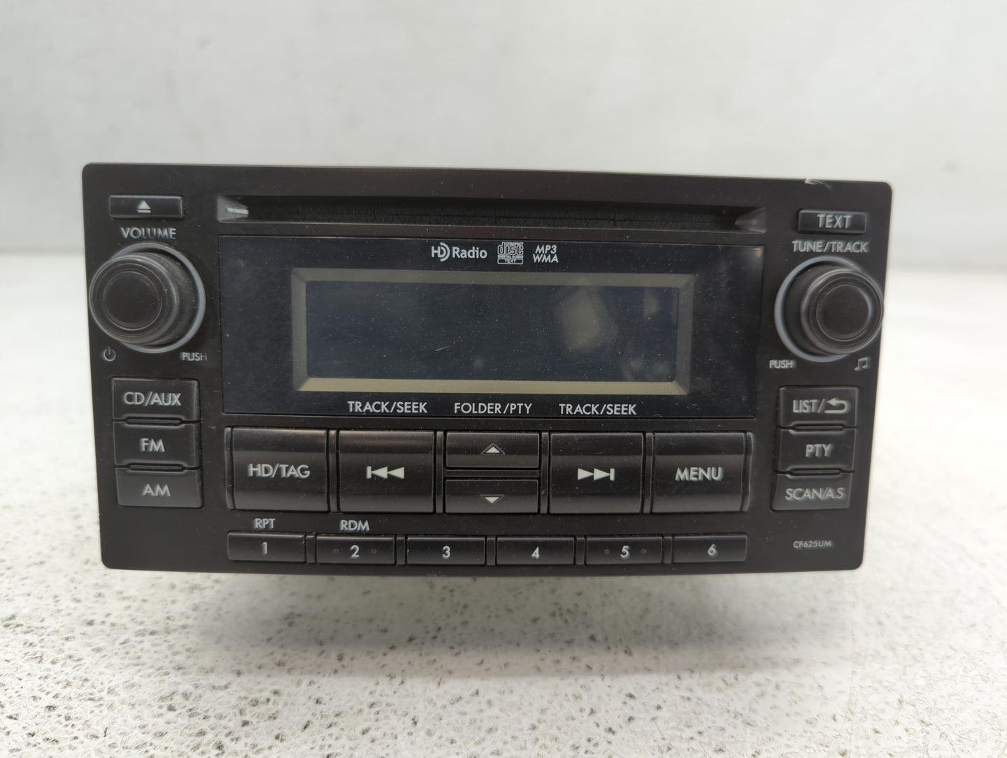 2014 Subaru Forester Radio AM FM Cd Player Receiver Replacement P/N:86201SG620 Fits OEM Used Auto Parts - Oemusedautoparts1.com
