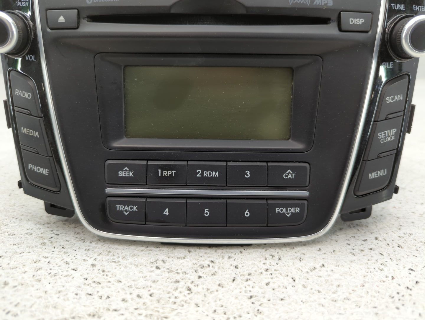 2014-2015 Hyundai Elantra Gt Radio AM FM Cd Player Receiver Replacement P/N:96170-A5160GU Fits Fits 2014 2015 OEM Used Auto Parts - Oemusedautoparts1.com