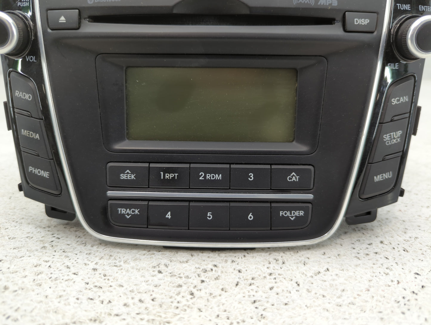 2014-2015 Hyundai Elantra Gt Radio AM FM Cd Player Receiver Replacement P/N:96170-A5160GU Fits Fits 2014 2015 OEM Used Auto Parts - Oemusedautoparts1.com