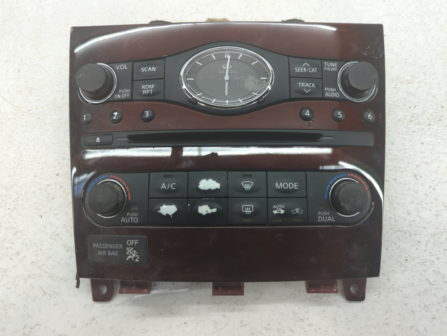 2014-2017 Infiniti Qx50 Climate Control Module Temperature AC/Heater Replacement P/N:25391 1BU5A 68262 1BC3B Fits OEM Used Auto Parts - Oemusedautoparts1.com