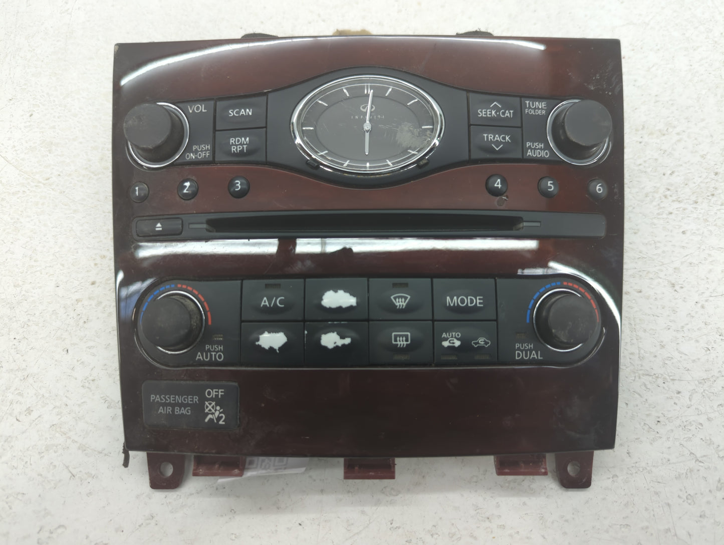 2014-2017 Infiniti Qx50 Climate Control Module Temperature AC/Heater Replacement P/N:25391 1BU5A 68262 1BC3B Fits OEM Used Auto Parts - Oemusedautoparts1.com