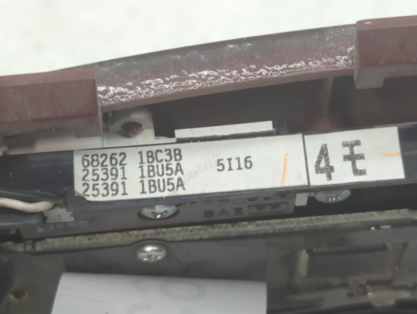 2014-2017 Infiniti Qx50 Climate Control Module Temperature AC/Heater Replacement P/N:25391 1BU5A 68262 1BC3B Fits OEM Used Auto Parts - Oemusedautoparts1.com