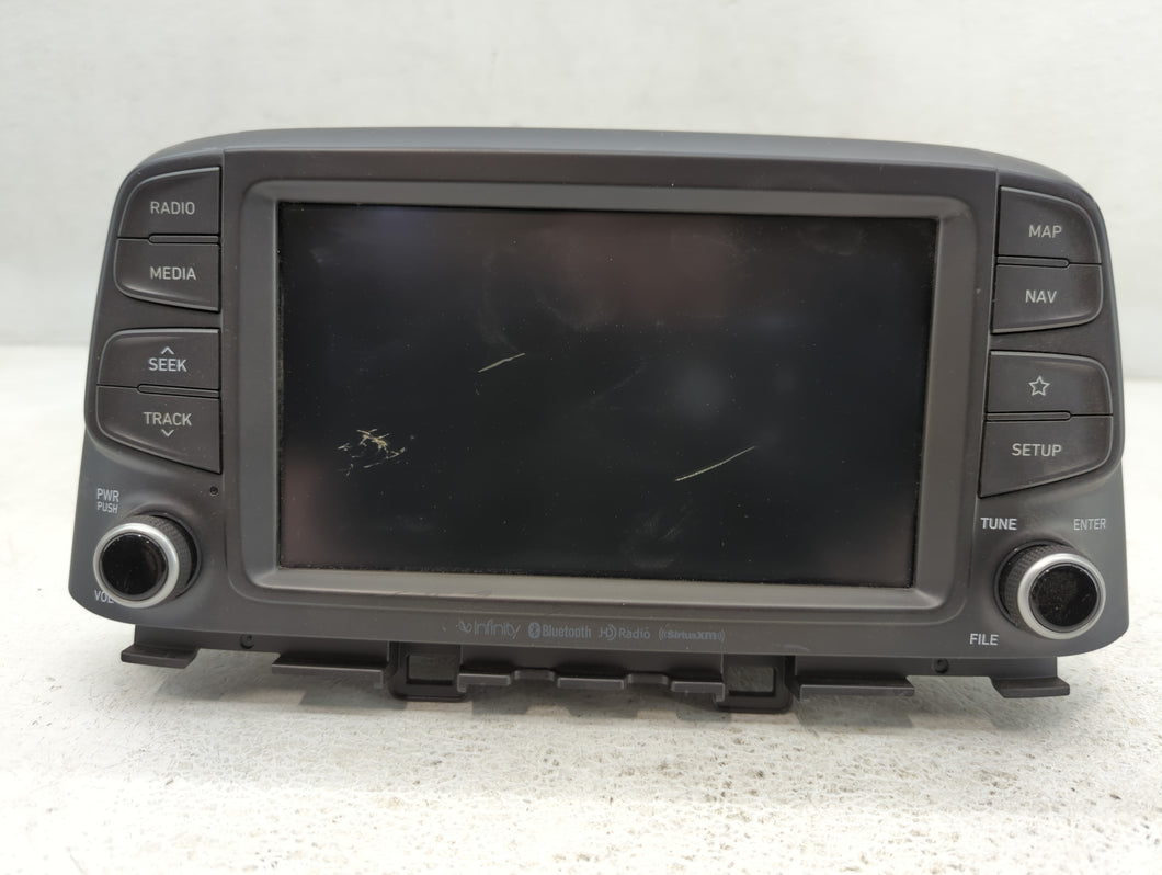 2018 Hyundai Kona Radio AM FM Cd Player Receiver Replacement P/N:96560J9210TMT Fits OEM Used Auto Parts