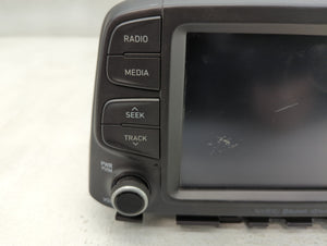 2018 Hyundai Kona Radio AM FM Cd Player Receiver Replacement P/N:96560J9210TMT Fits OEM Used Auto Parts