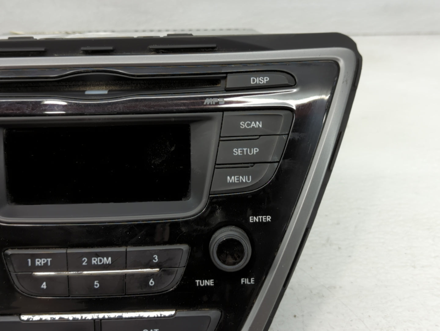 2014-2016 Hyundai Elantra Radio AM FM Cd Player Receiver Replacement P/N:96170-3X156 Fits Fits 2014 2015 2016 OEM Used Auto Parts - Oemusedautoparts1.com