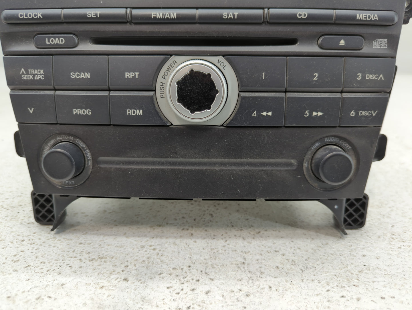 2007-2009 Mazda Cx-7 Radio AM FM Cd Player Receiver Replacement P/N:EG23 66 AR0A Fits Fits 2007 2008 2009 OEM Used Auto Parts - Oemusedautoparts1.com