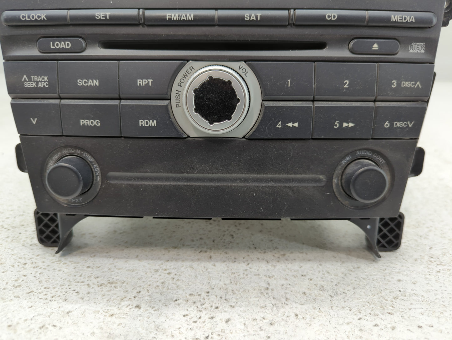 2007-2009 Mazda Cx-7 Radio AM FM Cd Player Receiver Replacement P/N:EG23 66 AR0A Fits Fits 2007 2008 2009 OEM Used Auto Parts - Oemusedautoparts1.com