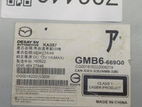 2016-2020 Mazda 6 Radio AM FM Cd Player Receiver Replacement P/N:9045 484 27446 GMB6-669G0 Fits Fits 2016 2017 2018 2019 2020 2021 OEM Used Auto Parts - Oemusedautoparts1.com
