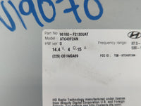 2017-2018 Hyundai Elantra Radio AM FM Cd Player Receiver Replacement P/N:96160-F2130UAT Fits Fits 2017 2018 OEM Used Auto Parts - Oemusedautoparts1.com