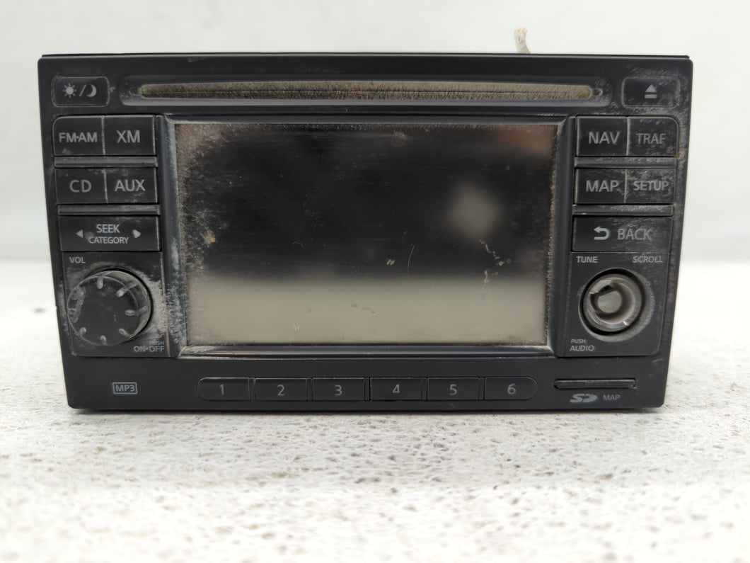 2011-2014 Nissan Juke Radio AM FM Cd Player Receiver Replacement P/N:259151JU0B Fits Fits 2011 2012 2013 2014 OEM Used Auto Parts