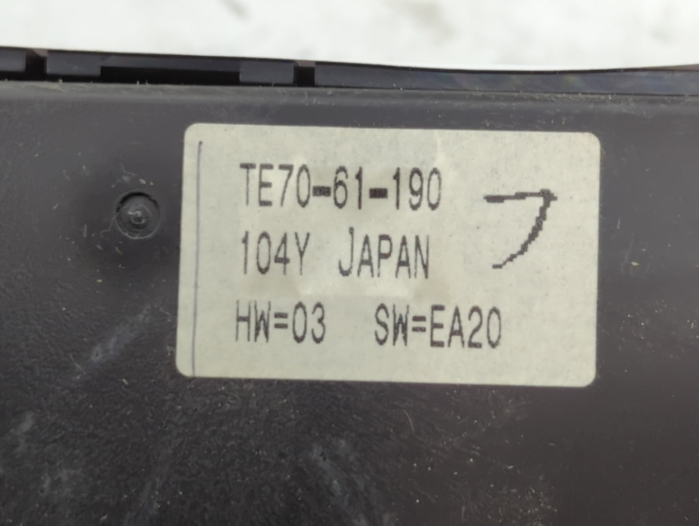 2010-2015 Mazda Cx-9 Climate Control Module Temperature AC/Heater Replacement P/N:TE70-61-190 Fits OEM Used Auto Parts - Oemusedautoparts1.com