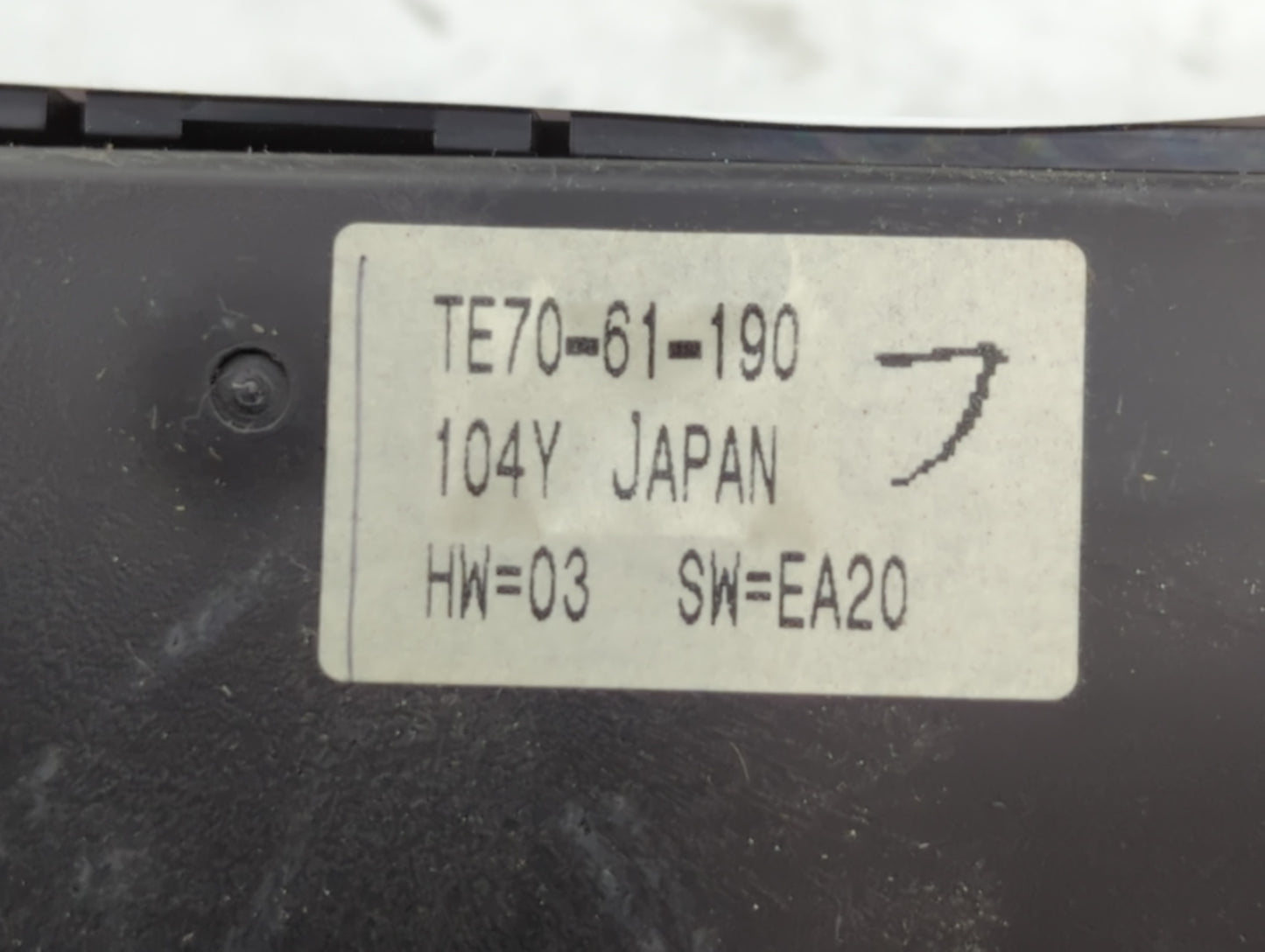 2010-2015 Mazda Cx-9 Climate Control Module Temperature AC/Heater Replacement P/N:TE70-61-190 Fits OEM Used Auto Parts - Oemusedautoparts1.com