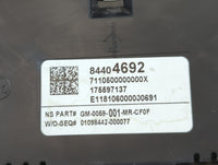 2018 Chevrolet Traverse Instrument Cluster Speedometer Gauges P/N:175597137 84404692 Fits OEM Used Auto Parts - Oemusedautoparts1.com