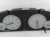2007 Chrysler 300 Instrument Cluster Speedometer Gauges P/N:P05172056AE Fits OEM Used Auto Parts - Oemusedautoparts1.com