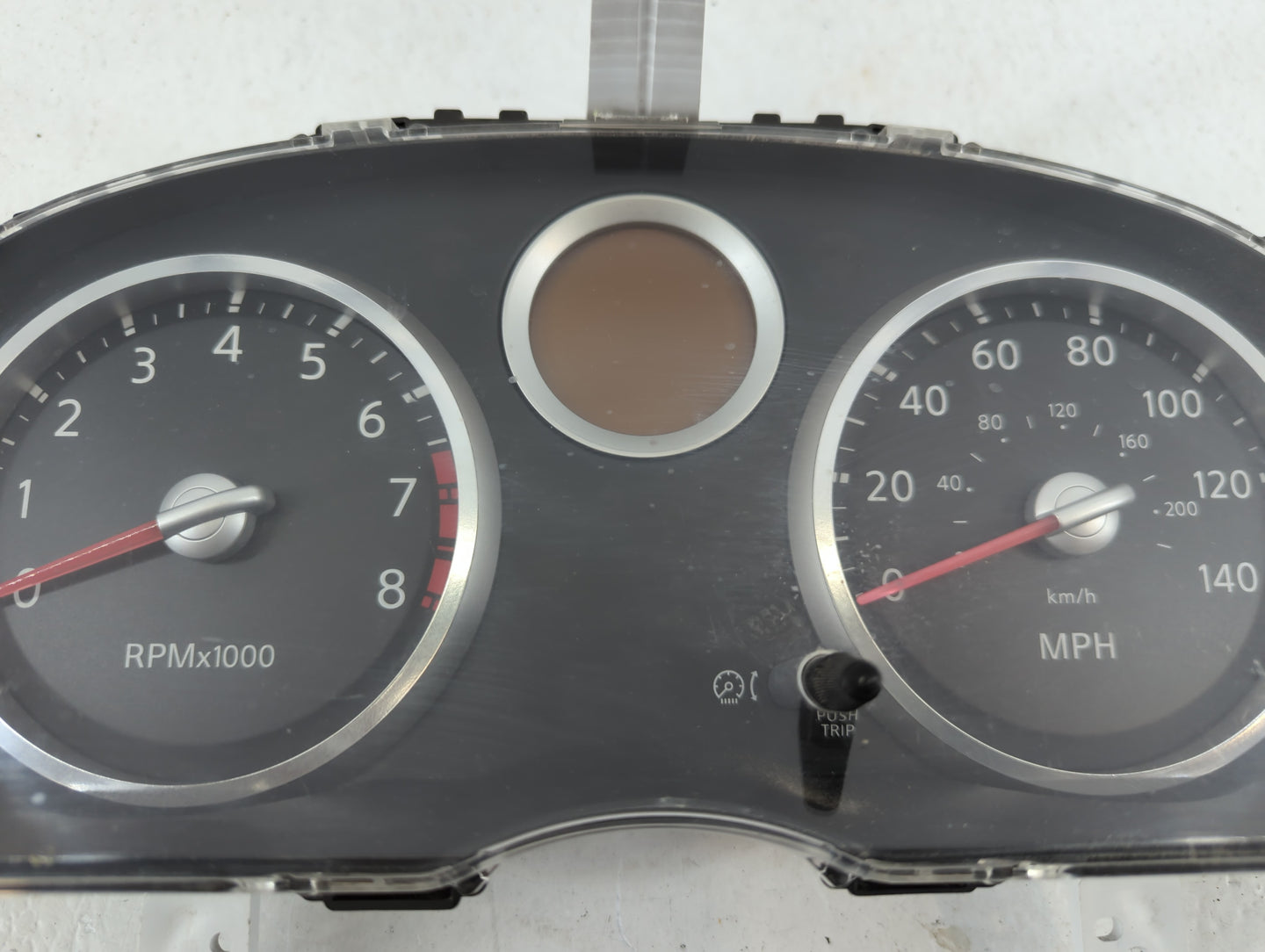 2007 Nissan Sentra Instrument Cluster Speedometer Gauges P/N:24810ET002 24810ET004, 19027061 Fits OEM Used Auto Parts - Oemusedautoparts1.com
