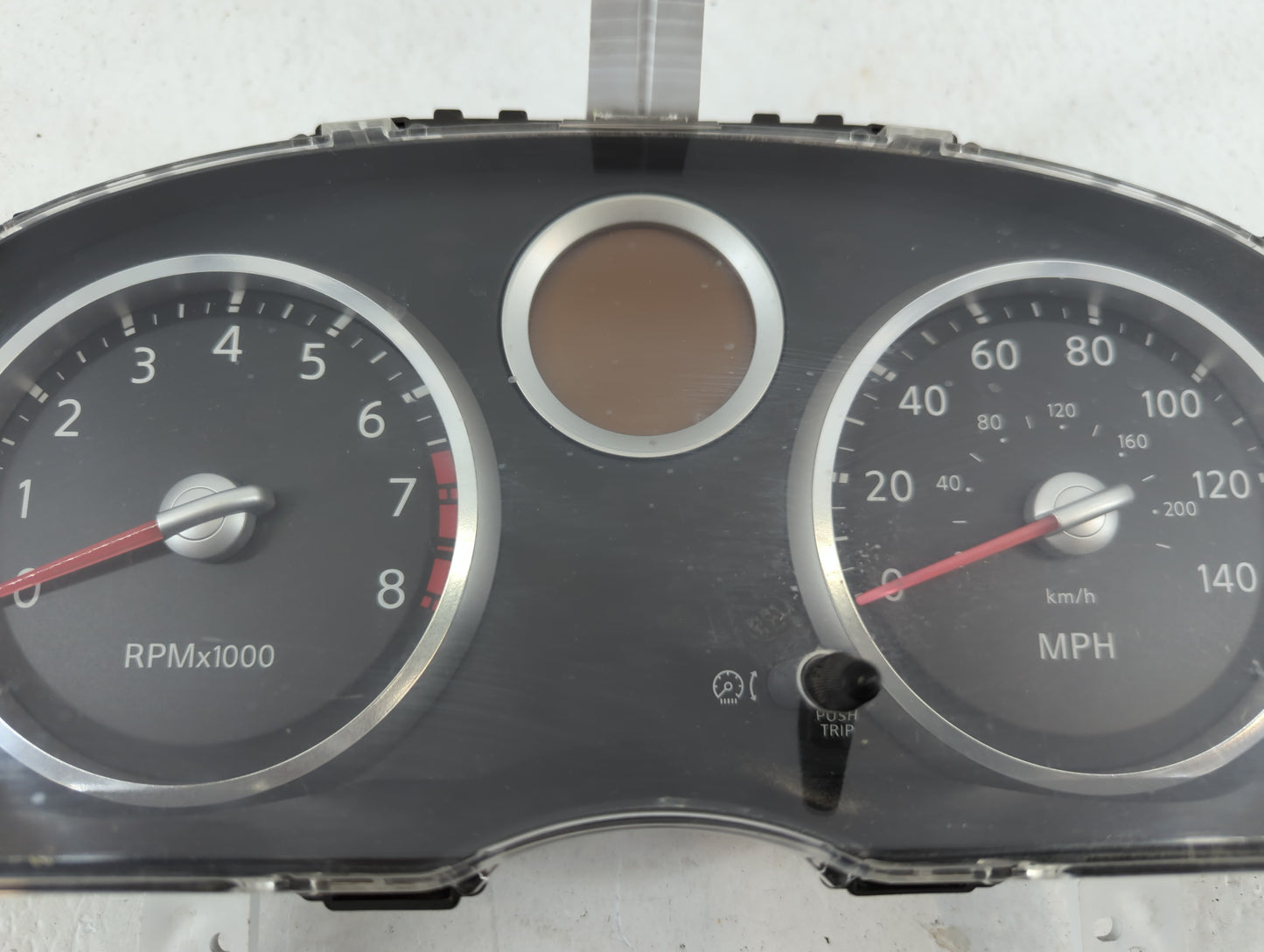 2007 Nissan Sentra Instrument Cluster Speedometer Gauges P/N:24810ET002 24810ET004, 19027061 Fits OEM Used Auto Parts - Oemusedautoparts1.com