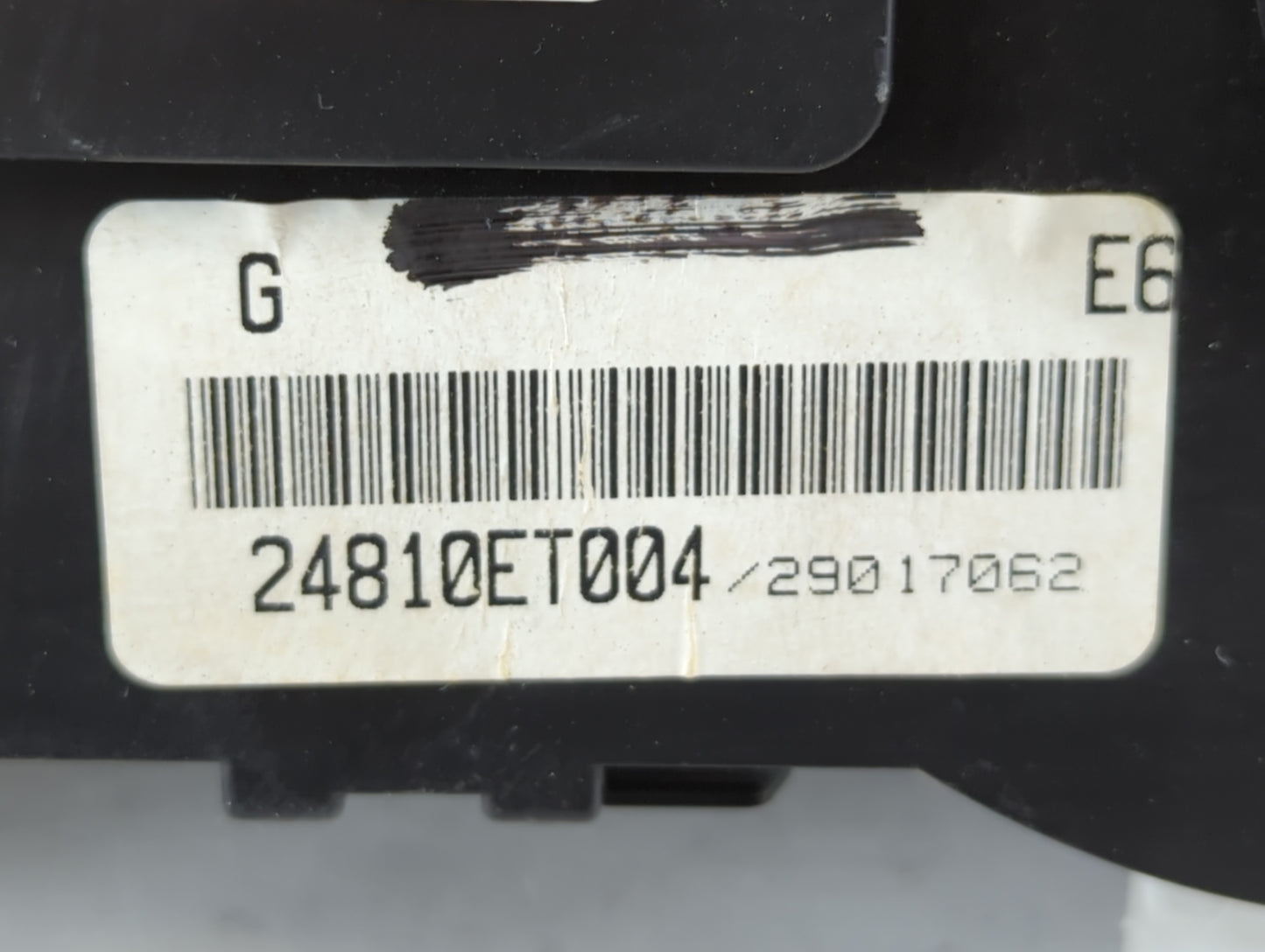 2007 Nissan Sentra Instrument Cluster Speedometer Gauges P/N:24810ET002 24810ET004, 19027061 Fits OEM Used Auto Parts - Oemusedautoparts1.com