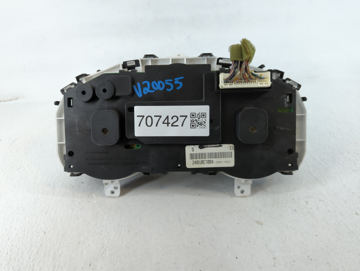 2007 Nissan Sentra Instrument Cluster Speedometer Gauges P/N:24810ET002 24810ET004, 19027061 Fits OEM Used Auto Parts - Oemusedautoparts1.com