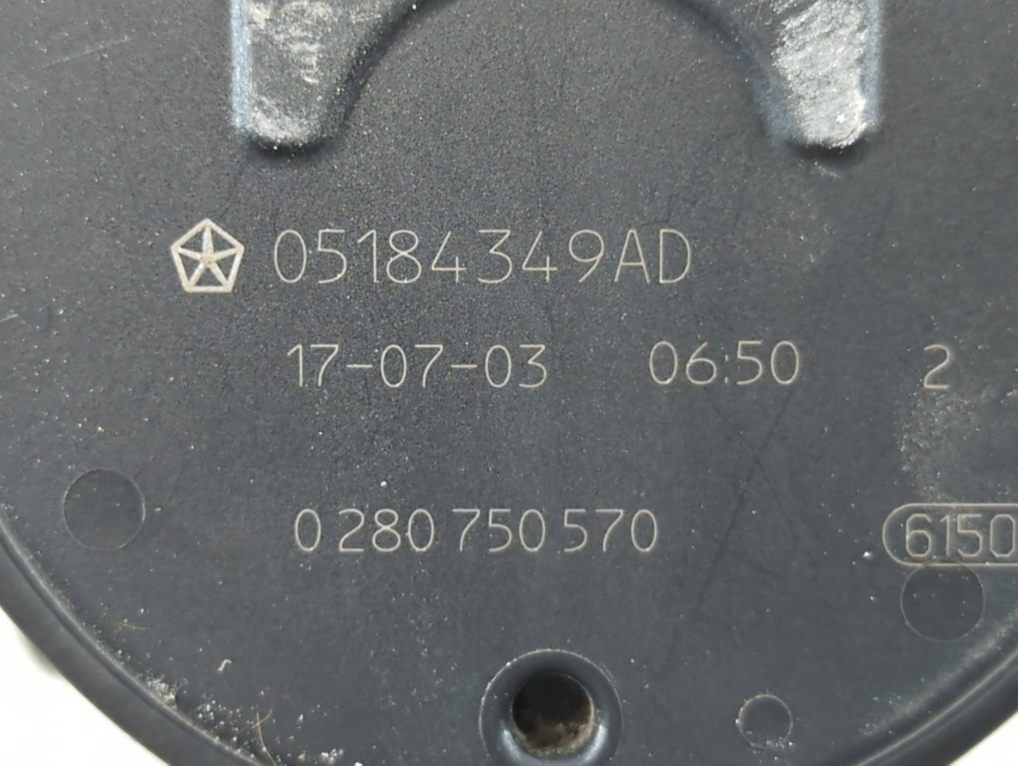 2013-2022 Ram 1500 Throttle Body P/N:05184349AD 0 280 750 570 Fits OEM Used Auto Parts - Oemusedautoparts1.com