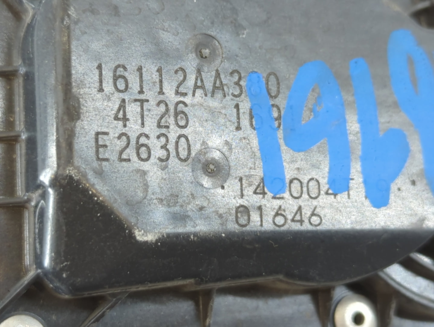 2013-2015 Subaru Xv Throttle Body P/N:16112AA380 Fits Fits 2011 2012 2013 2014 2015 2016 2017 2018 OEM Used Auto Parts - Oemusedautoparts1.com