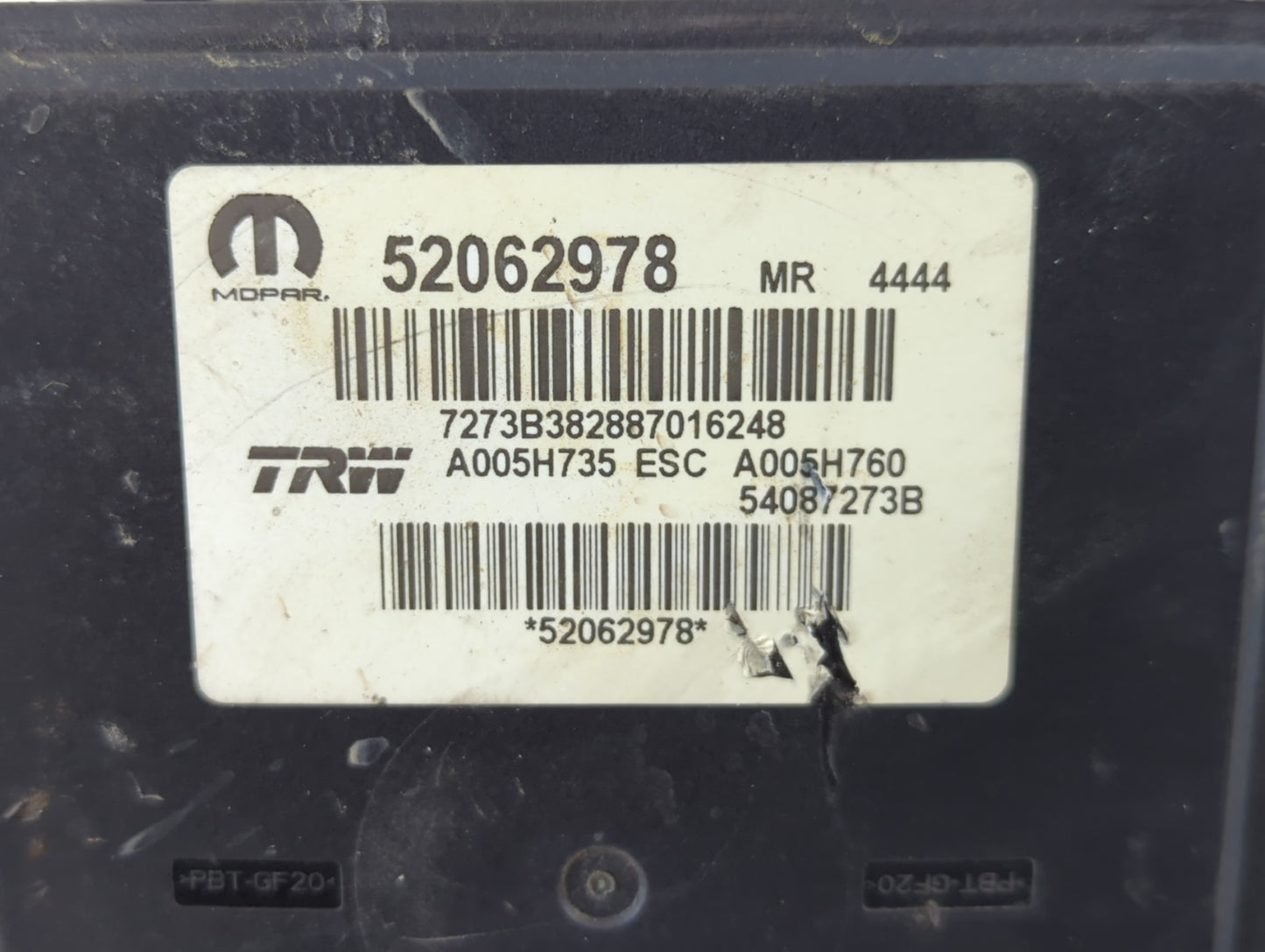 2015-2017 Jeep Renegade ABS Pump Control Module Replacement P/N:52062978 Fits Fits 2015 2016 2017 OEM Used Auto Parts - Oemusedautoparts1.com