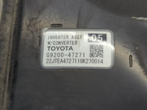 2017-2022 Toyota Prius Prime Hybrid DC Synergy Drive Power Inverter P/N:G9200-47271 Fits Fits 2017 2018 2019 2020 2021 2022 OEM Used Auto Parts