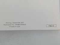 2018 Nissan Nv1500 Owners Manual Book Guide P/N:OM18EA 0F80U0 OEM Used Auto Parts - Oemusedautoparts1.com