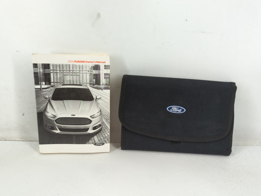 2013 Ford Fusion Owners Manual Book Guide P/N:DE5J 19A321 AA OEM Used Auto Parts - Oemusedautoparts1.com