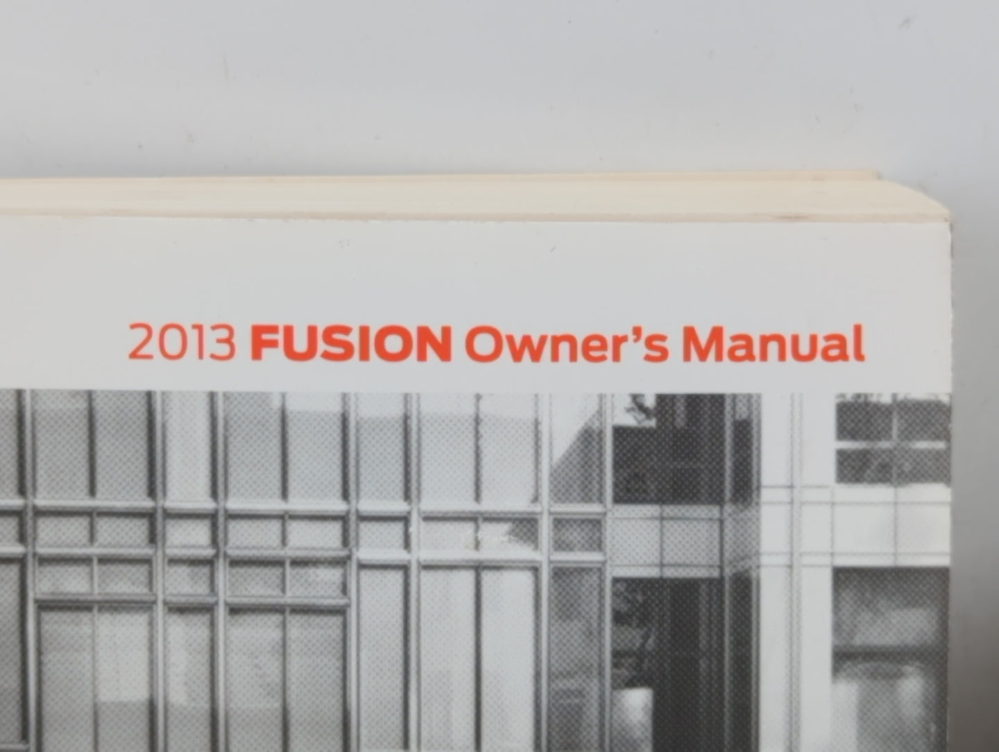 2013 Ford Fusion Owners Manual Book Guide P/N:DE5J 19A321 AA OEM Used Auto Parts - Oemusedautoparts1.com