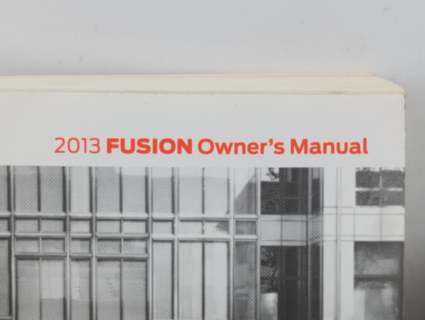 2013 Ford Fusion Owners Manual Book Guide P/N:DE5J 19A321 AA OEM Used Auto Parts - Oemusedautoparts1.com