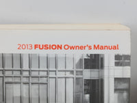 2013 Ford Fusion Owners Manual Book Guide P/N:DE5J 19A321 AA OEM Used Auto Parts - Oemusedautoparts1.com