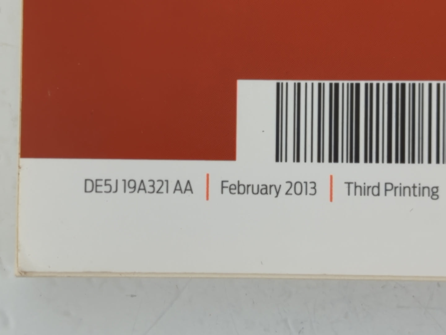 2013 Ford Fusion Owners Manual Book Guide P/N:DE5J 19A321 AA OEM Used Auto Parts - Oemusedautoparts1.com