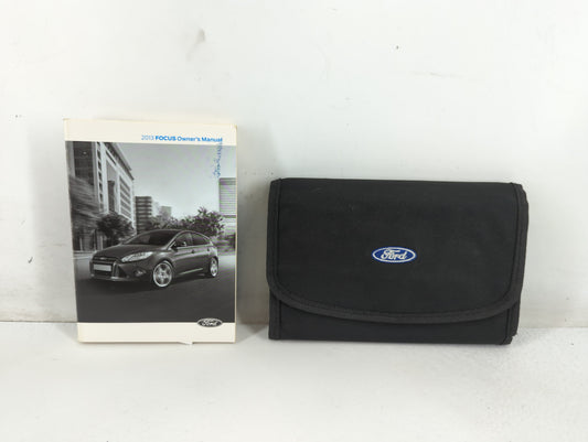 2013 Ford Focus Owners Manual Book Guide P/N:DM5J 19A321 AA OEM Used Auto Parts - Oemusedautoparts1.com
