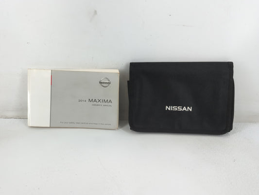 2014 Nissan Maxima Owners Manual Book Guide P/N:OM14E 0A35U0 OEM Used Auto Parts - Oemusedautoparts1.com