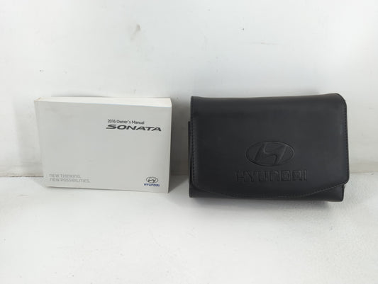2016 Hyundai Sonata Owners Manual Book Guide P/N:GC10-EU58A OEM Used Auto Parts - Oemusedautoparts1.com