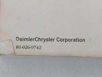 2007 Chrysler Pacifica Owners Manual Book Guide P/N:81-026-0742 OEM Used Auto Parts - Oemusedautoparts1.com