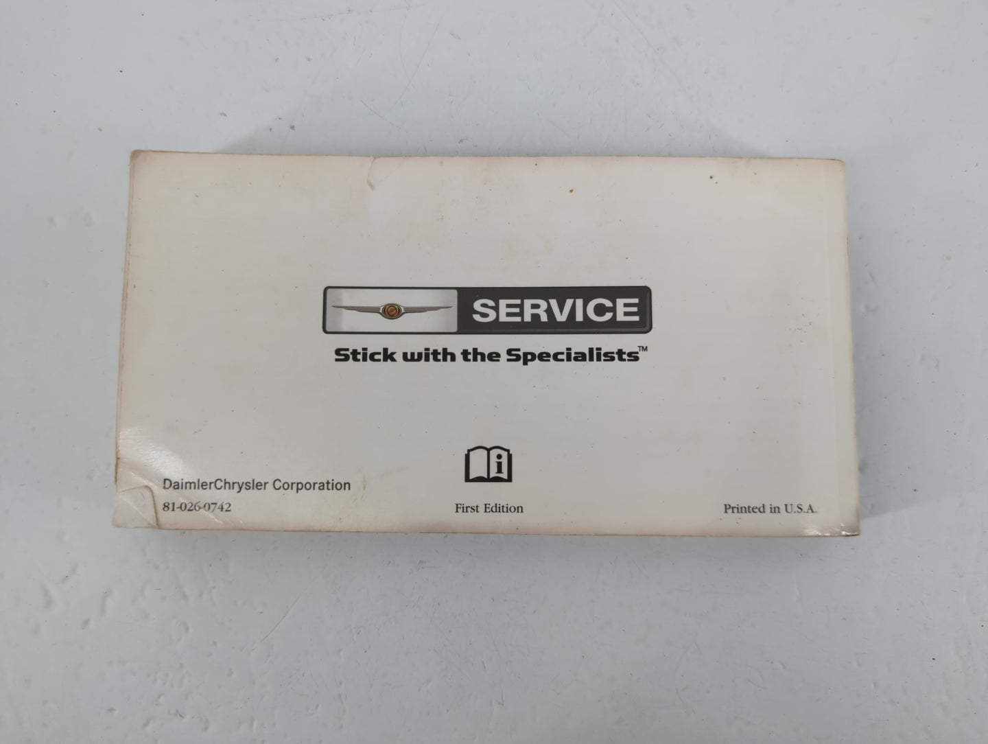 2007 Chrysler Pacifica Owners Manual Book Guide P/N:81-026-0742 OEM Used Auto Parts - Oemusedautoparts1.com