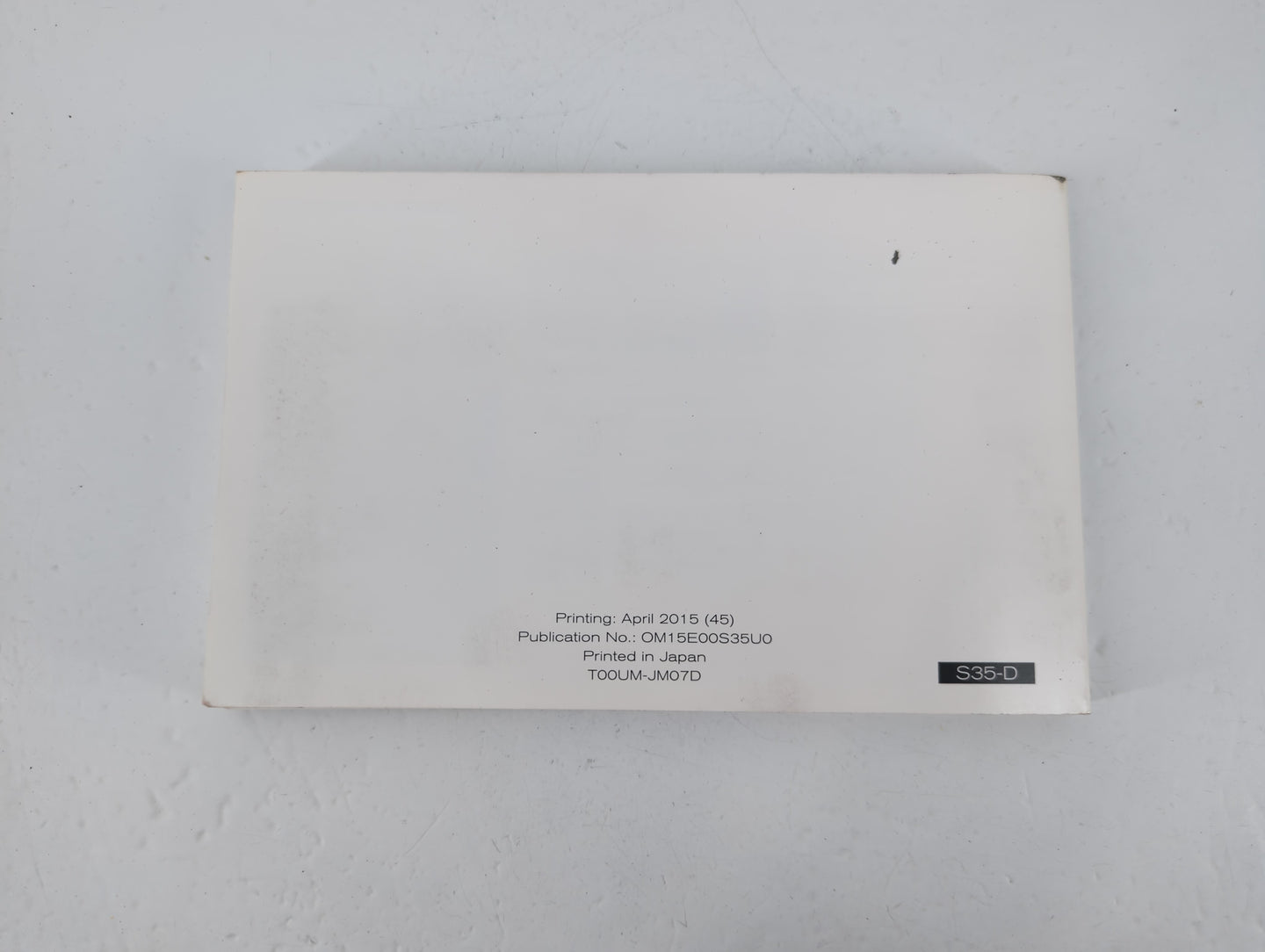 2015 Nissan Rogue Select Owners Manual Book Guide P/N:0M15E00S35U0 T00UM-JM07D OEM Used Auto Parts - Oemusedautoparts1.com