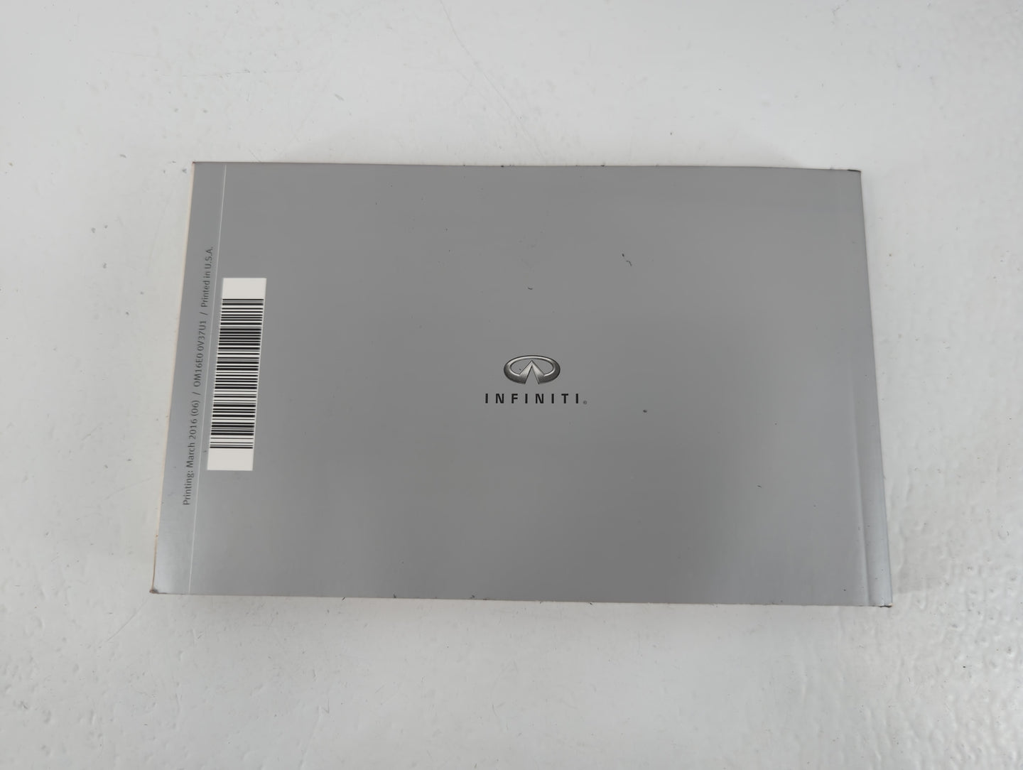 2016 Infiniti Q50 Owners Manual Book Guide P/N:OM16E0 0V37U1 OEM Used Auto Parts - Oemusedautoparts1.com