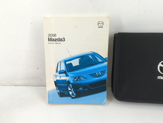 2006 Mazda 3 Owners Manual Book Guide P/N:8U55-EA-05G OEM Used Auto Parts