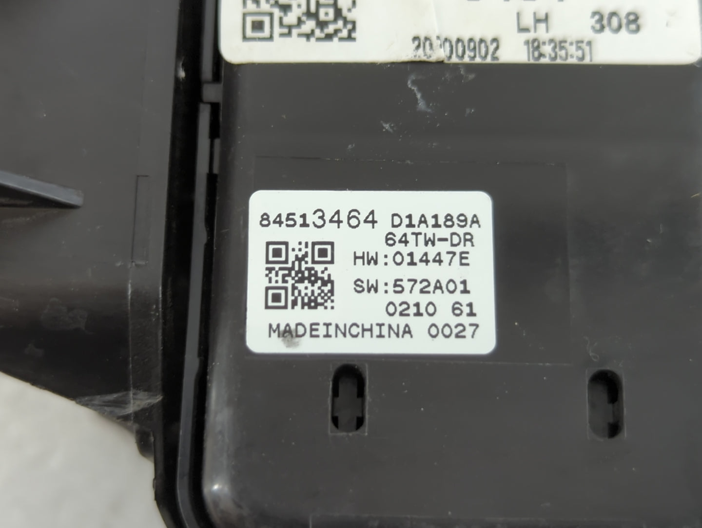 2020-2021 Buick Encore Master Power Window Switch Replacement Driver Side Left P/N:84513464 Fits OEM Used Auto Parts - Oemusedautoparts1.com