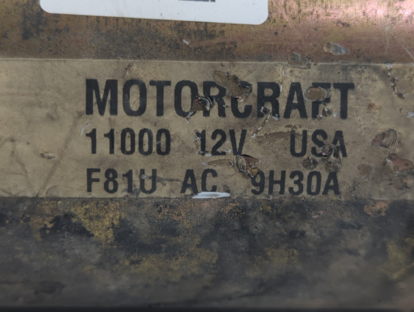 1999-2013 Ford F-150 Car Starter Motor Solenoid OEM P/N:F81U-AC Fits OEM Used Auto Parts - Oemusedautoparts1.com