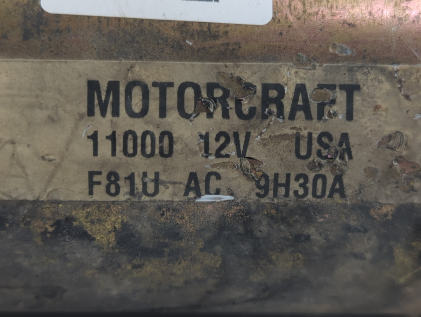 1999-2013 Ford F-150 Car Starter Motor Solenoid OEM P/N:F81U-AC Fits OEM Used Auto Parts - Oemusedautoparts1.com