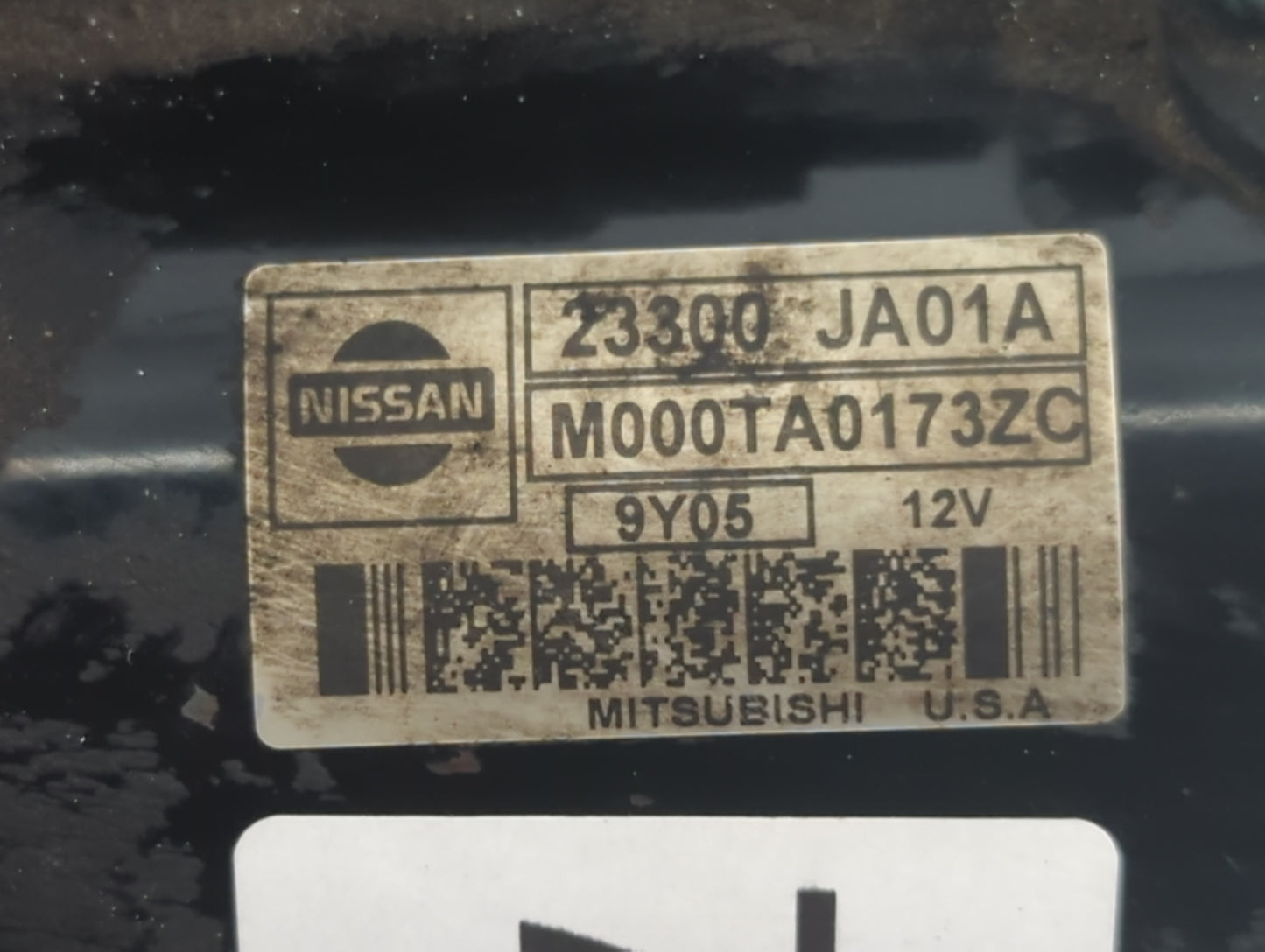 2007-2013 Nissan Altima Car Starter Motor Solenoid OEM P/N:23300 JA01A Fits Fits 2007 2008 2009 2010 2011 2012 2013 OEM Used Auto Parts - Oemusedautoparts1.com