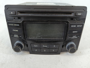 2012-2014 Hyundai Sonata Radio AM FM Cd Player Receiver Replacement P/N:96180-3Q700 Fits Fits 2012 2013 2014 OEM Used Auto Parts