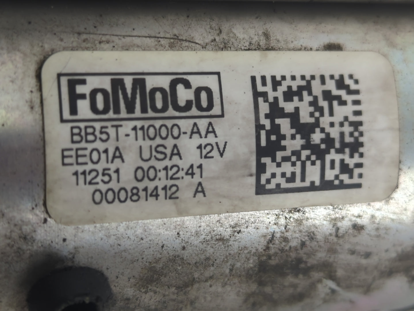 2003-2012 Ford Focus Car Starter Motor Solenoid OEM P/N:BB5T-11000-AA Fits OEM Used Auto Parts - Oemusedautoparts1.com