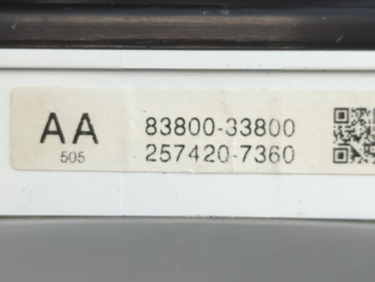 2004-2006 Lexus Es330 Instrument Cluster Speedometer Gauges P/N:257420-7360 83800-33800 Fits Fits 2004 2005 2006 OEM Used Auto Parts - Oemusedautoparts1.com