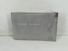 2011 Infiniti G20 Owners Manual Book Guide P/N:OM1E 0V36U1 OEM Used Auto Parts