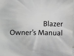 2021 Chevrolet Blazer Owners Manual Book Guide P/N:84580873 B OEM Used Auto Parts