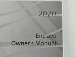 2020 Buick Enclave Owners Manual Book Guide P/N:84337752 A OEM Used Auto Parts